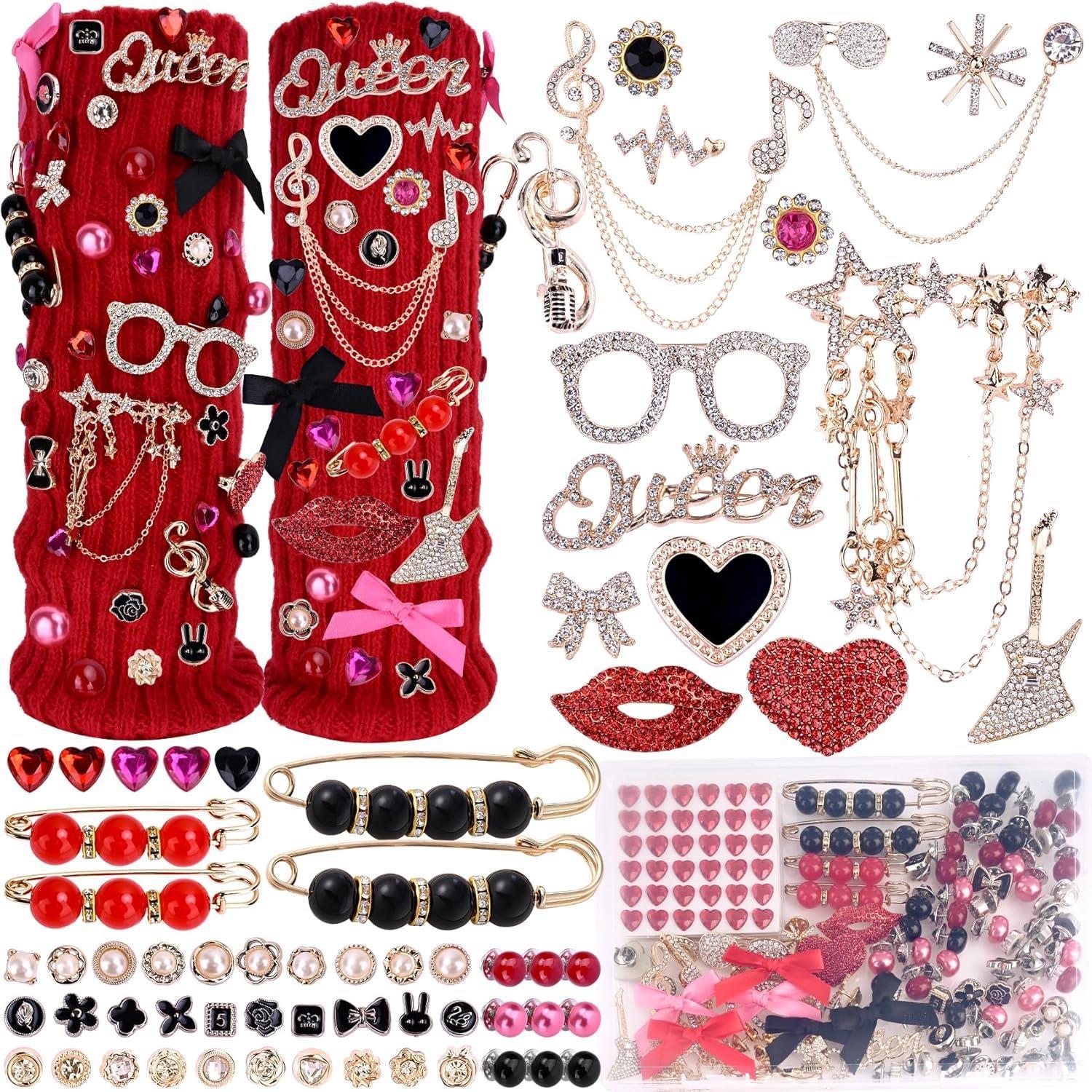 Custom shoe and sock jewelry s06
