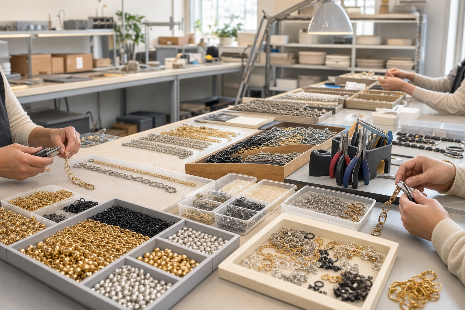 Custom chain accessories workshop